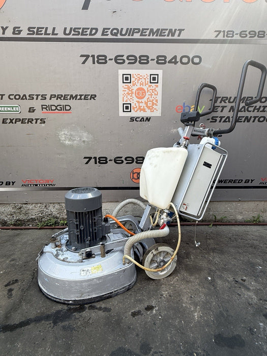 2018 Lavina 25-X Concrete Grinder With Concrete Stones 200-240 Volt 1 Or 3 PH