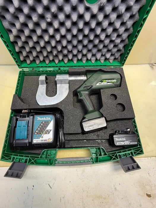 Greenlee ESP710L11 1-11/32 Cordless Structural Punch Kit 18V Li-Ion Stud Punch