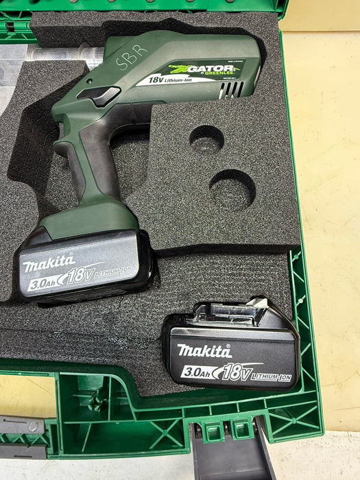 Greenlee ESP710L11 1-11/32 Cordless Structural Punch Kit 18V Li-Ion Stud Punch