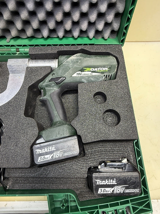 Greenlee ESP710L11 1-11/32 Cordless Structural Punch Kit 18V Li-Ion Stud Punch