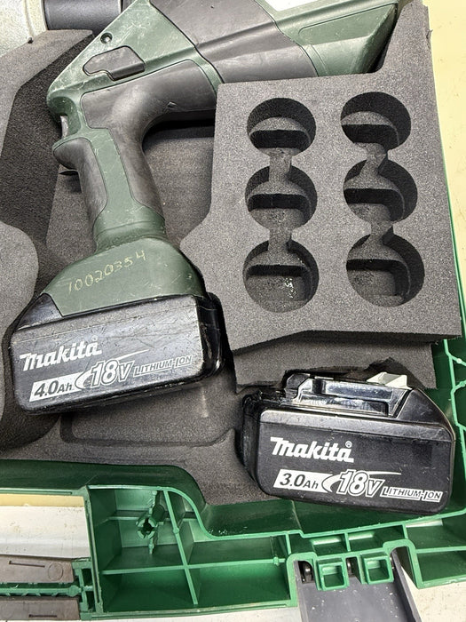 Greenlee Gator EK1240LX 12 Ton Cordless Battery Hydraulic Crimper w/ Batteries