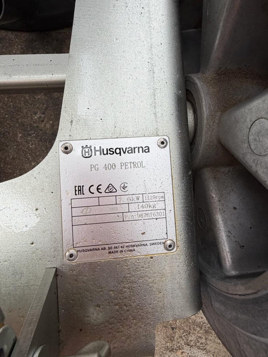 Husqvarna PG400 Petrol Floor Grinder Honda 2022 MINT Condition Grinder Edco