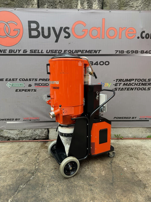 2021 Husqvarna T8600 480V Hepa Dust Extractor Dust Coillector Vacuum 3HRS