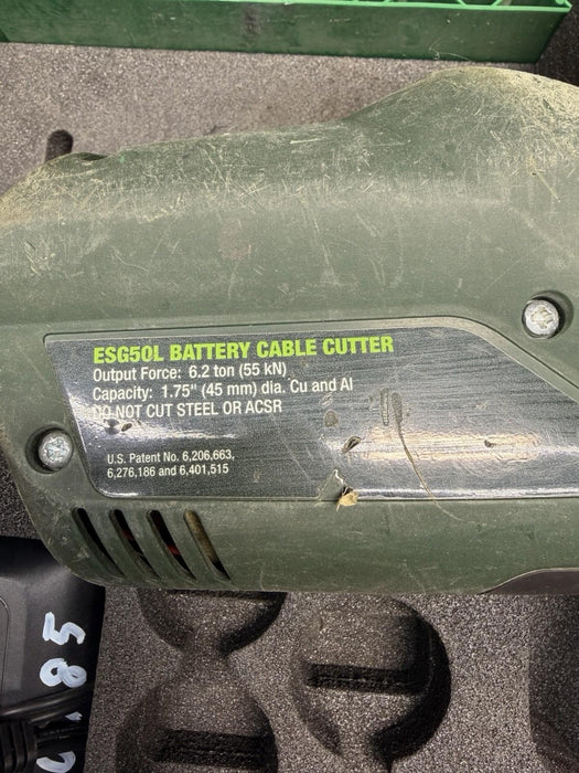 Greenlee Gator (ESG50L) Battery Powered Cable Cutter