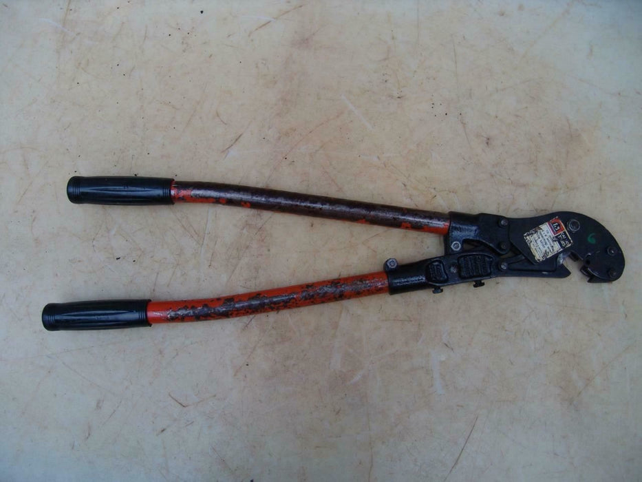Thomas & Betts Cable Wire Hand Crimper Works Fine #6
