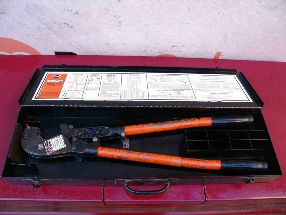 Thomas & Betts TBM6 Cable Wire Crimper Works Fine #2