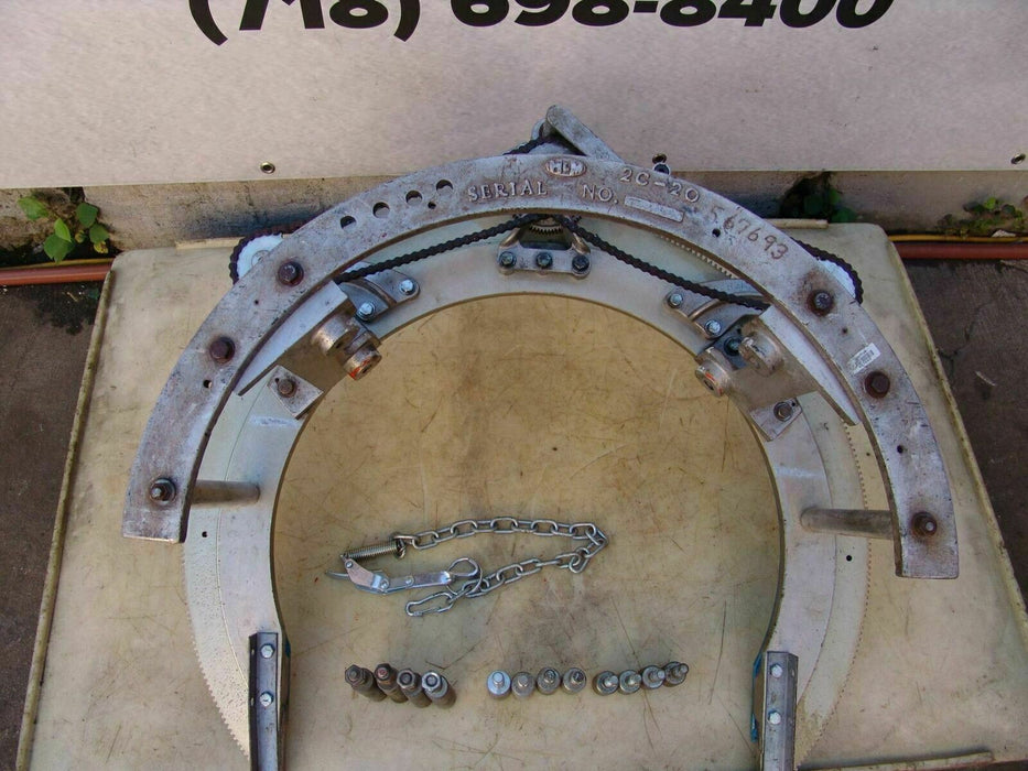 H&M Pipe Beveler Beveling Michine Welding Welder 14-20 Model 2C-20   #1