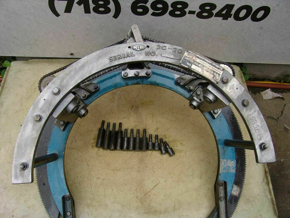 H&M Pipe Beveler Beveling Michine Welding Welder 14-20 Model 2C-20   #25