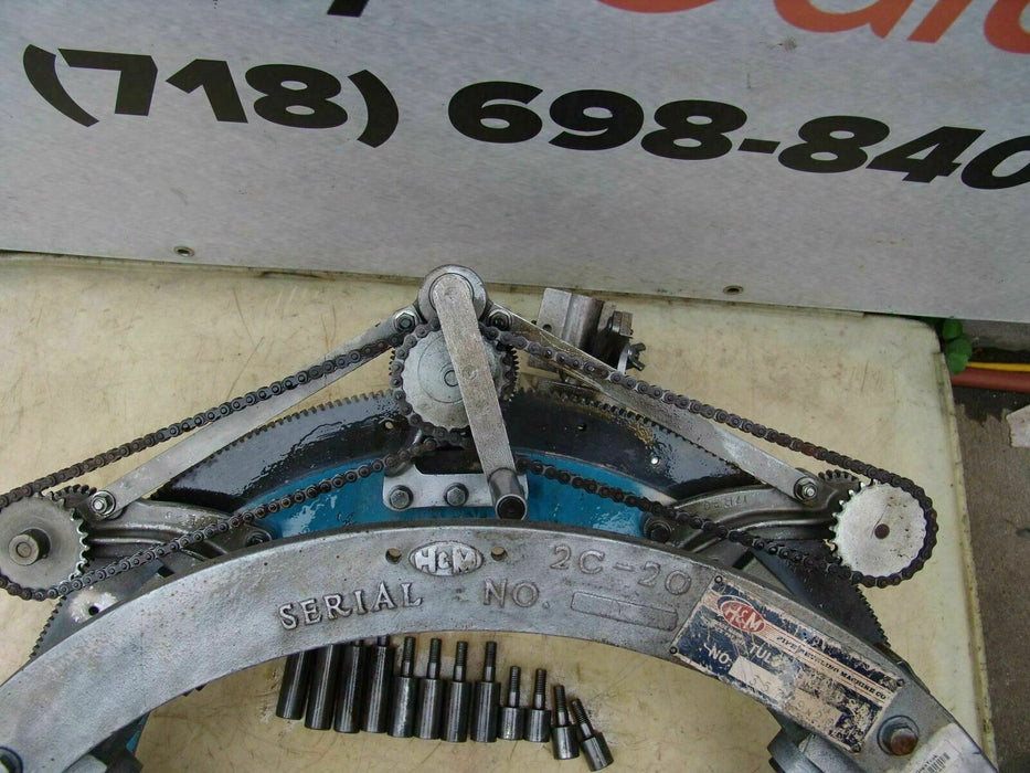 H&M Pipe Beveler Beveling Michine Welding Welder 14-20 Model 2C-20   #25