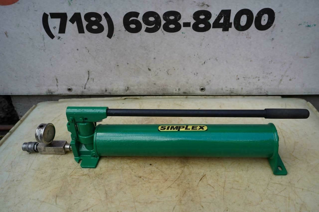 Simplex Hydraulic Pump Model Works Fine