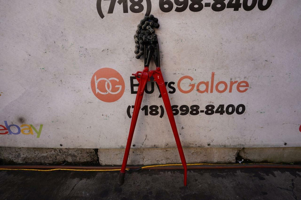Ridgid Model 276 Cast Iron Chain Soil Pipe Cutter Snapper Nice Unit #2