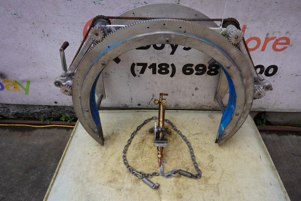 H&M Pipe Beveling Machine Beveler C-26 20-26" Cutting Welding Great Shape