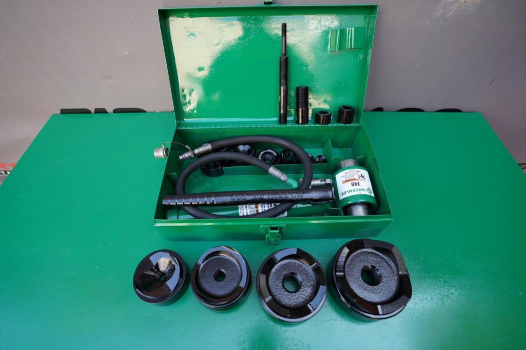 Greenlee 7310 1/2 to 4 inch Hydraulic Knock Out Punch and Die Set #3