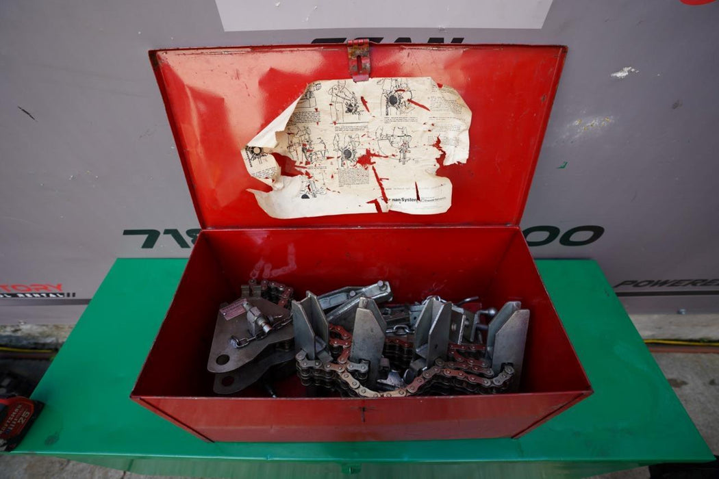 Mathey Dearman D-232 Steel Chain Pipe Alignment Clamp 58 inch chain