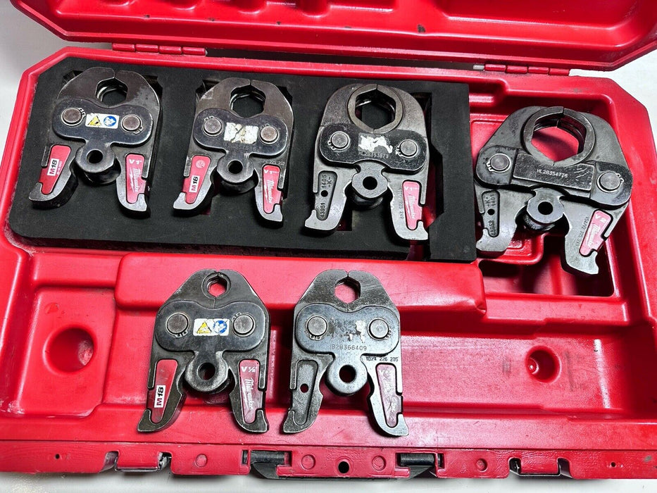 MILWAUKEE M18 FORCE LOGIC PROPRESS JAWS SET OF 6 (1/2 - 2”)