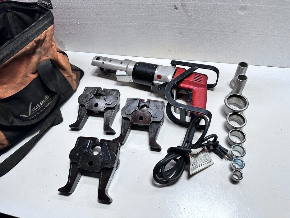 VICTAULIC PFT505 Pressfit crimping tool with 3 jaws / dies 1" 3/4” 1/2” + Bag
