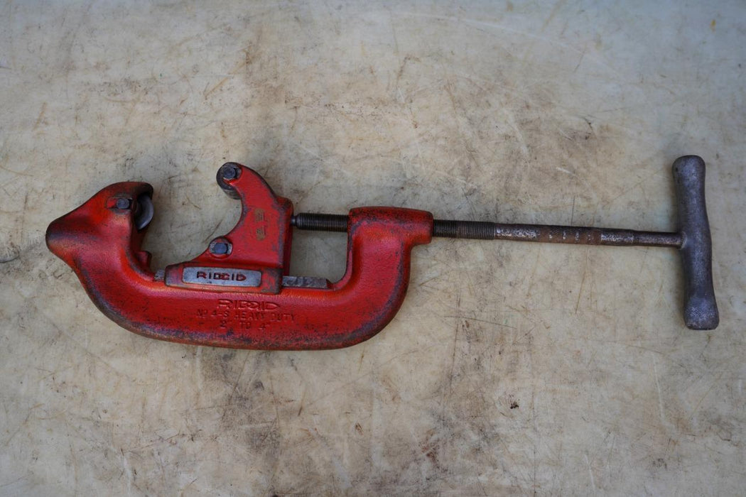 Ridgid 4-S 2 to 4 inch Pipe Cutter. Works Great. #3