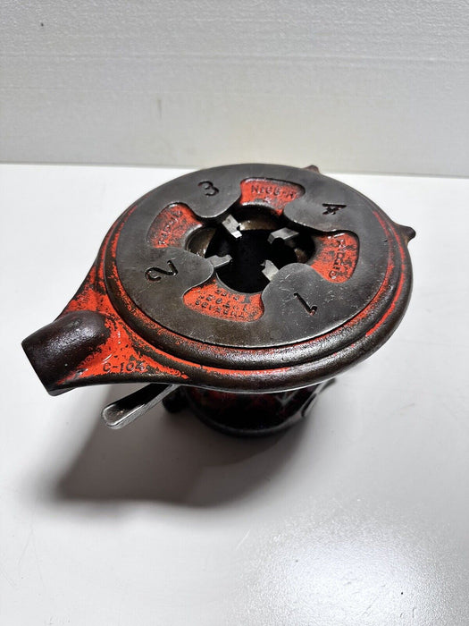 RIDGID TOOLS 65-R ADJUSTABLE MANUAL PIPE THREADER, 1" to 2" CAPACITY #2