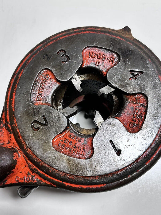 RIDGID TOOLS 65-R ADJUSTABLE MANUAL PIPE THREADER, 1" to 2" CAPACITY #2