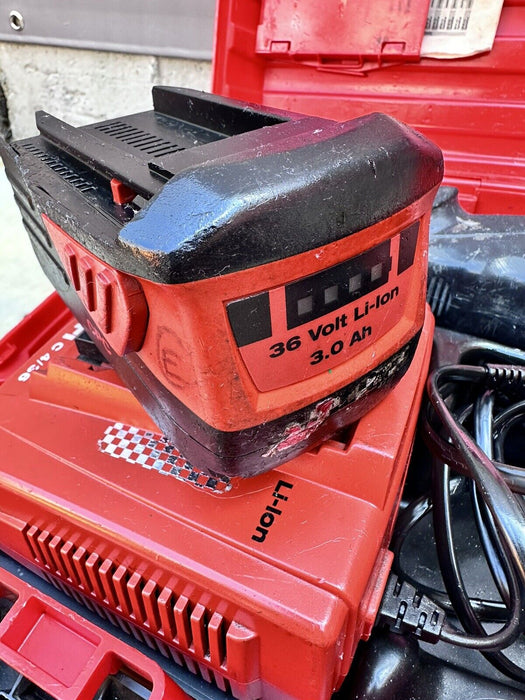 Hilti WSR 36A Cordless Reciprocating Saw + (2) 36v Batteries And Charger