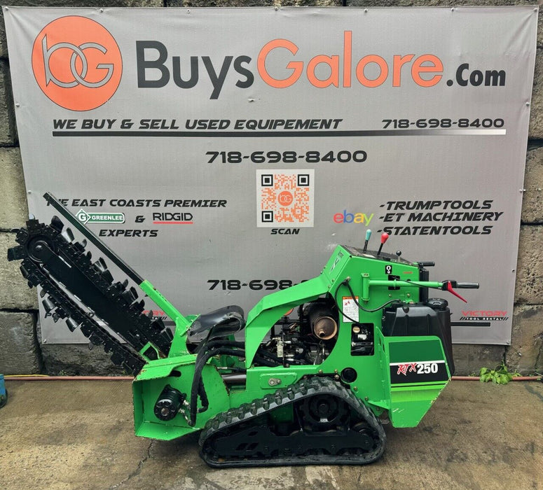 Vermeer RTX250 Self-Propelled Walk Behind 36” Trencher Only 380 Hours