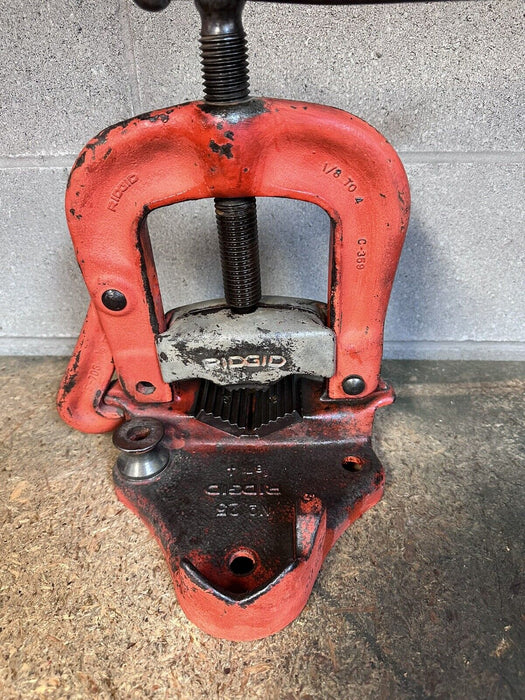 Ridgid 25 Bench Yoke Vise, 1/8 To 4 In. #4