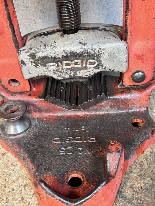 Ridgid 25 Bench Yoke Vise, 1/8 To 4 In. #4