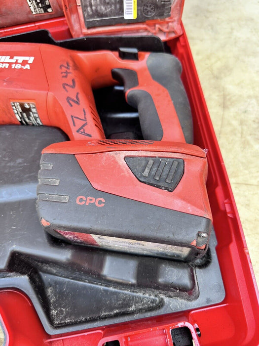 Hilti WSR 22-A  & WSR 18-A Cordless Reciprocating Saw with Battery  Charger Case
