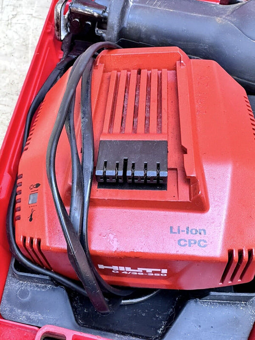 Hilti WSR 22-A  & WSR 18-A Cordless Reciprocating Saw with Battery  Charger Case