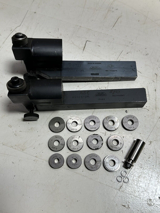 2 Quick Miller Innsbruck I/FL. Knurling Tool With Accessories