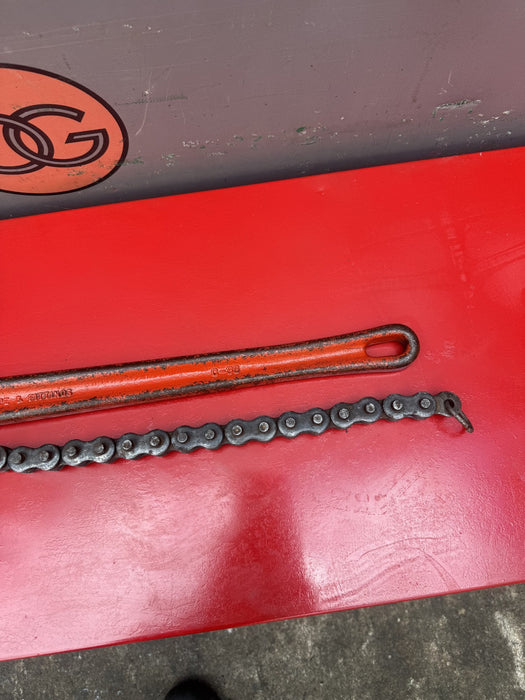 Ridgid C-36 Chain Pipe Wrench 4-1/2 inch. Made in USA #2