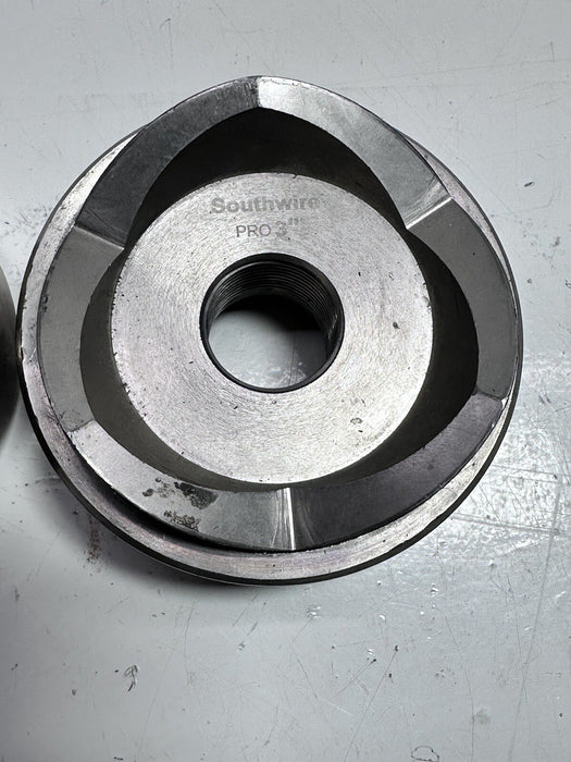 2 Maxis Southwire Knock Out Punch and Die Stainless Steel KO 3 inch SS
