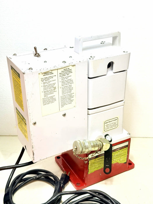 Burndy EPP-10EC Series Hyd Electric Pump 10k psi + Case & Hose Crimper Mint! BG9