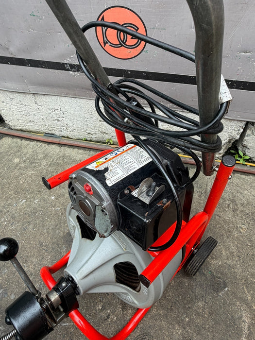 RIDGID K-400 Drain Cleaning Snake Auger Drum Machine 120V 75ft Cable #5