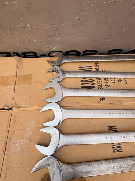 PROTO Professional SAE Combination Wrench Set 6pc  Jumbo Sizes