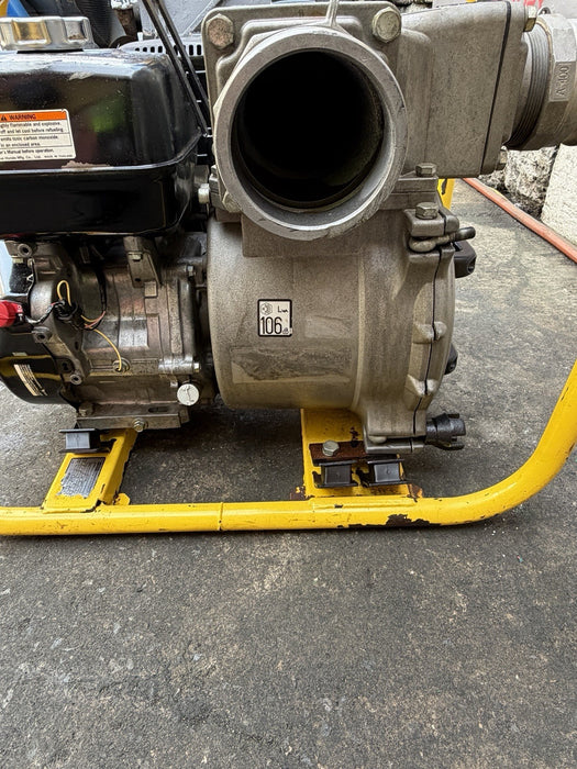 2021 Wacker Neuson PT4A 4" Portable Self-Priming Trash Water Pump Honda