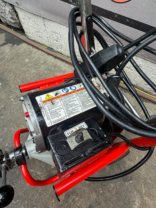 RIDGID K-400 Drain Cleaning Snake Auger 120V Drum Machine 3/8"x75' #4