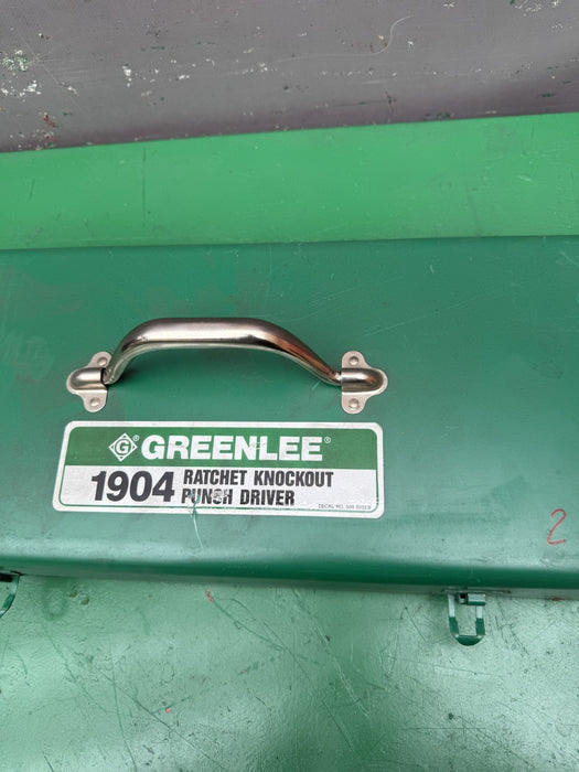 Greenlee 1904 Ratchet Knockout Punch Driver.  Brand New.  #2