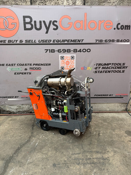 2018 Husqvarna FS-5000D 26" Walk Behind Concrete Saw 306 Hrs MINT FS5000D VIDEO
