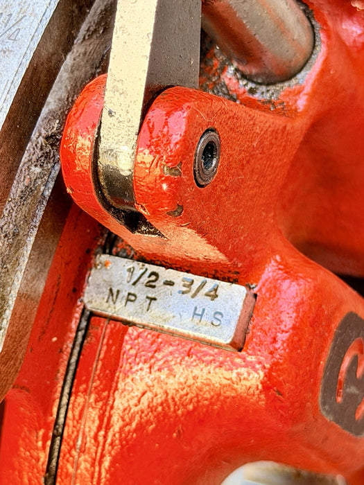 RIDGID® 1822-I Auto Chuck Pipe Threader with 815A HSS Dies & Cart, Excellent ✅