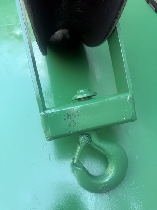 Greenlee 24 inch  4000lbs  Sheave Cable Puller  Tugger.  Works Fine. 6/12 #3