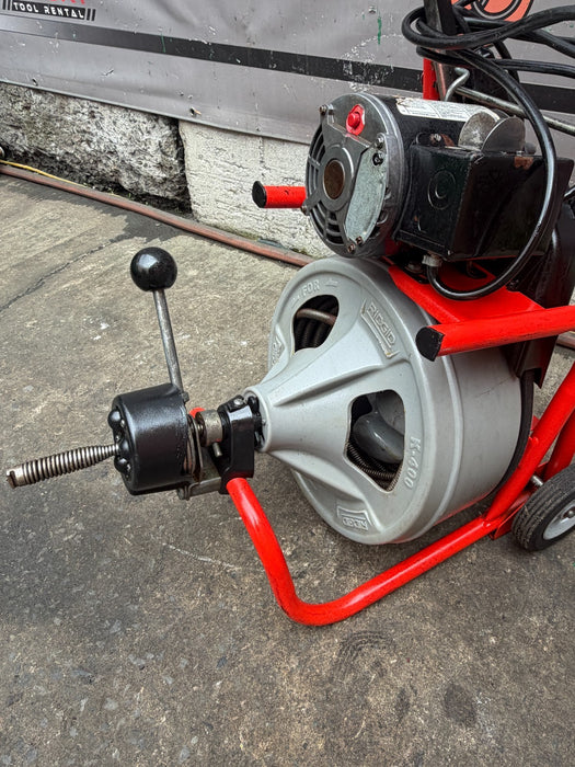 RIDGID K-400 Drain Cleaning Snake Auger Drum Machine 120V 75ft Cable #5