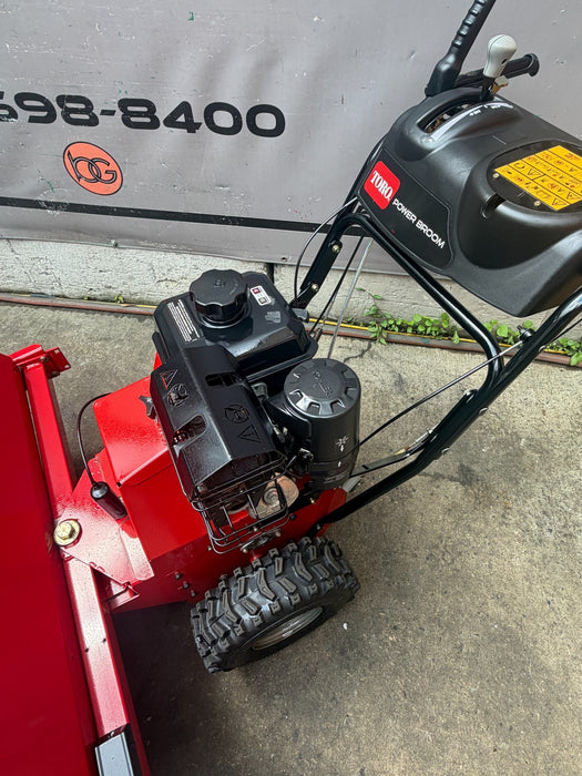 TORO 36" Walk-Behind Rotary Broom Kohler 208cc Power Steering Commercial #4