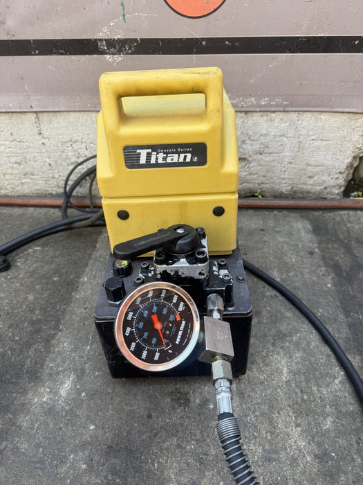 Enerpac Double  Acting PUJ3309B Electric Hydraulic Pump 10000psi 115V 1PH