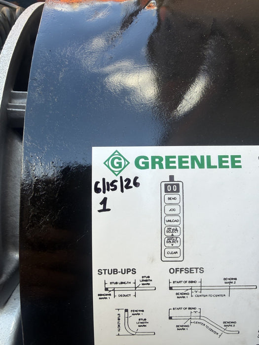 Greenlee 855 Electric Smart Bender 1/2” to 2” Rigid IMC EMT **WORKS GREAT** #2