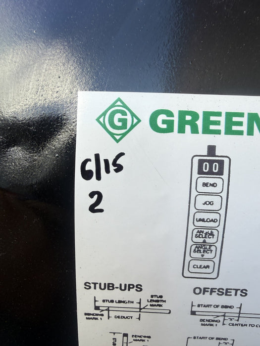 Greenlee 855 Electric Smart Bender 1/2” to 2” Rigid IMC EMT **WORKS GREAT** #3