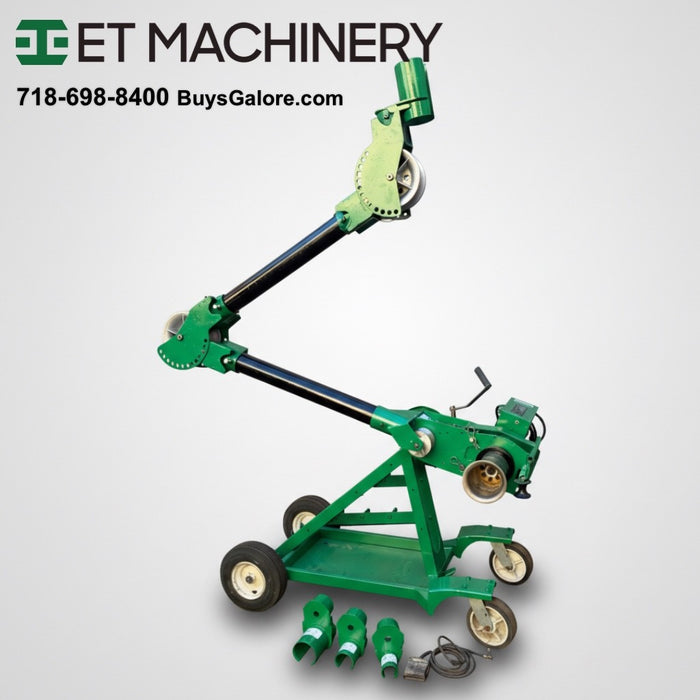 Greenlee UT10 Cable Puller w/ Mobile VersiBoom, 2.5-5" Adapters, 10000lb