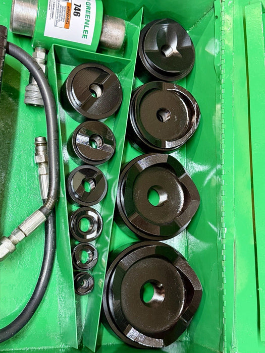 Greenlee 7310SB Slug Buster KO Knockout Punch Set 1/2" - 4" , 767 Pump & Box BG4