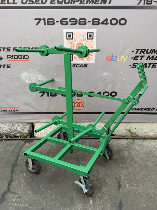 GREENLEE 910 9 SPOOL WIRE DISPENSER ASSEMBLY CART #2