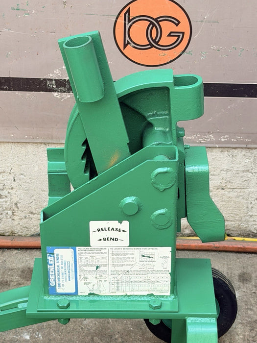GREENLEE 1800 MECHANICAL CONDUIT PIPE BENDER  1/2" - 3/4" - 1"